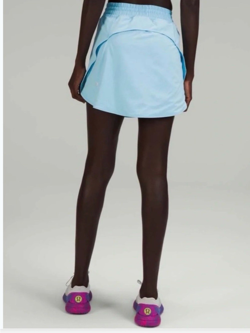 Lululemon Light Blue Women's Hotty Hot skort- size 0 - Picture 15 of 16